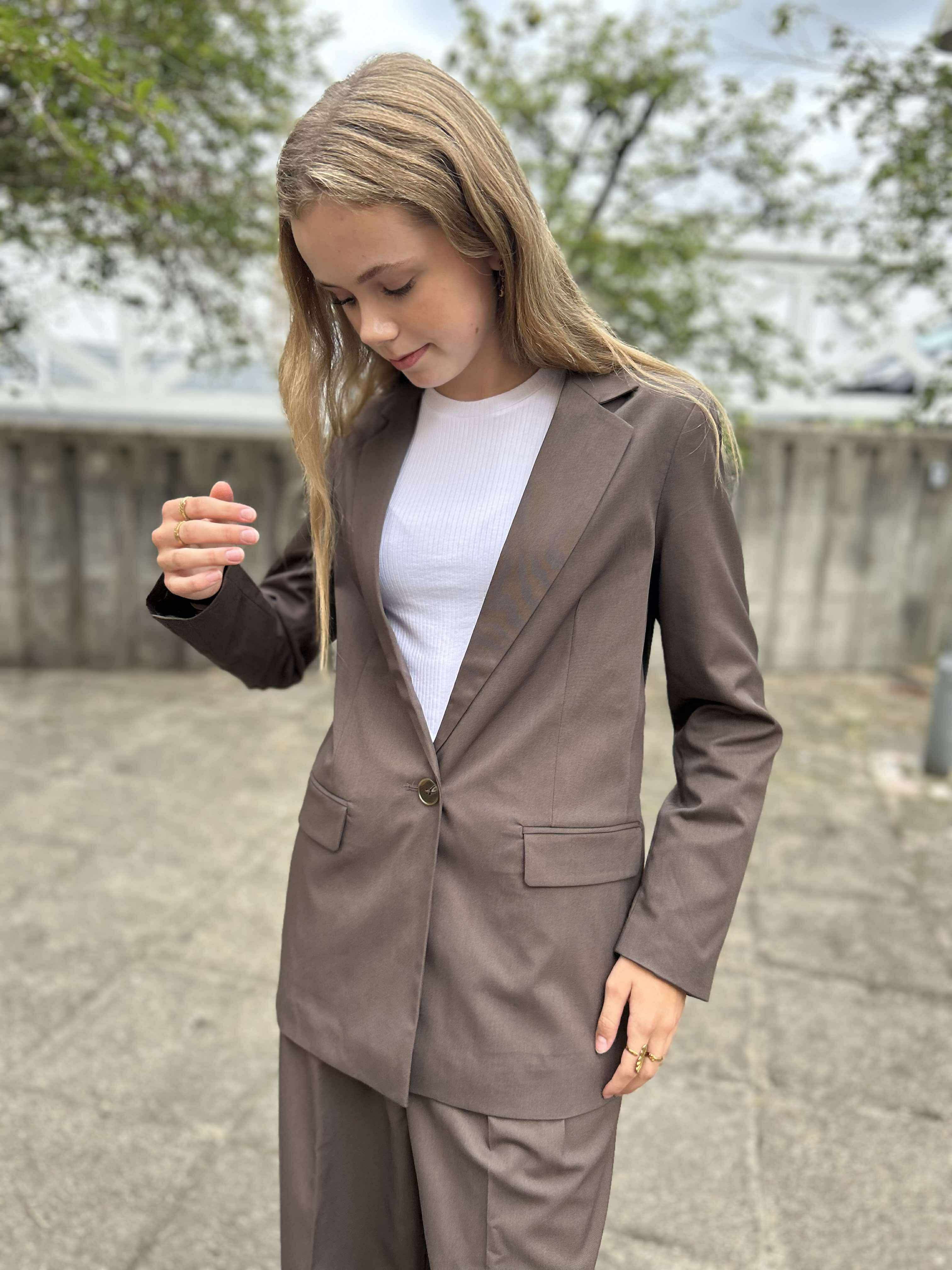 VMNILA Blazer - Chocolate Brown